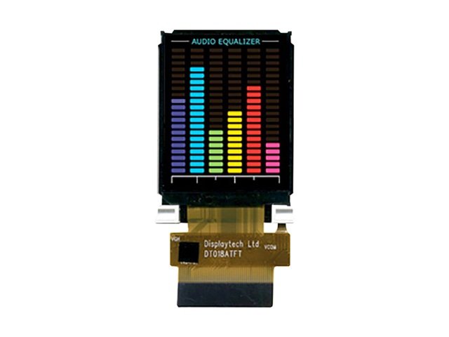Moduly displejů TFT LED firmy Displaytech dostupné v Transfer Multisort Elektronik